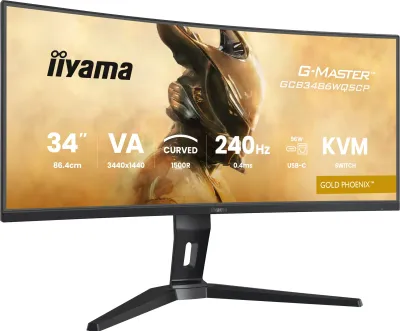 iiyama G-MASTER GCB3486WQSCP-B1 pantalla para PC 86,4 cm (34") 1440 x 3440 Pixeles 4K Ultra HD Negro