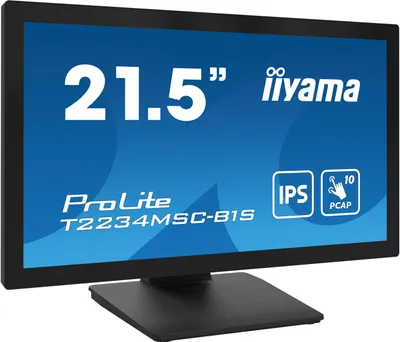 iiyama ProLite T2234MSC-B1S pantalla para PC 54,6 cm (21.5") 1920 x 1080 Pixeles Full HD Pantalla táctil Negro