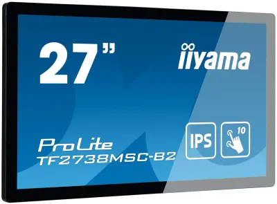 iiyama ProLite TF2738MSC-B2 pantalla para PC 68,6 cm (27") 1920 x 1080 Pixeles Full HD LED Pantalla táctil Multi-usuario Negro