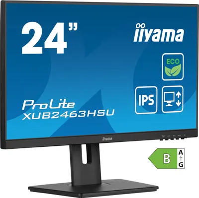 iiyama ProLite XUB2463HSU-B1 pantalla para PC 60,5 cm (23.8") 1920 x 1080 Pixeles Full HD LED Negro