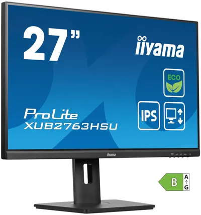 iiyama ProLite XUB2763HSU-B1 pantalla para PC 68,6 cm (27") 1920 x 1080 Pixeles Full HD LED Negro