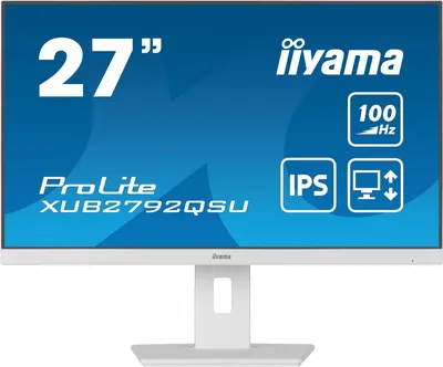 iiyama ProLite XUB2792QSU-W6 27" QHD 2560x1440 LED Blanco