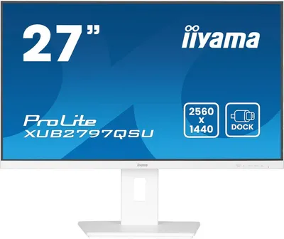iiyama ProLite XUB2797QSU-W2 27" 2560x1440 LED Blanco