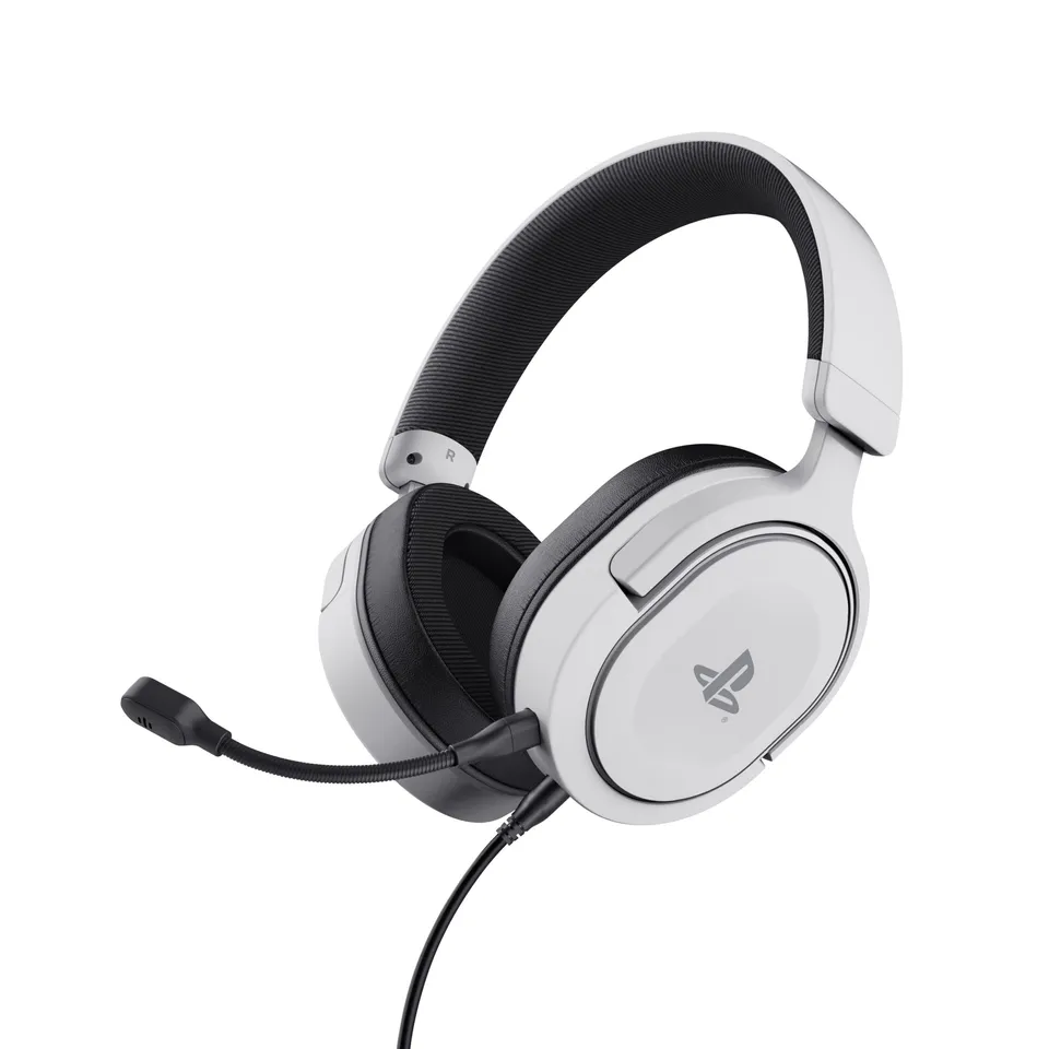Trust GXT 498 Forta Audífonos Gaming Alámbricos Negro/Blanco