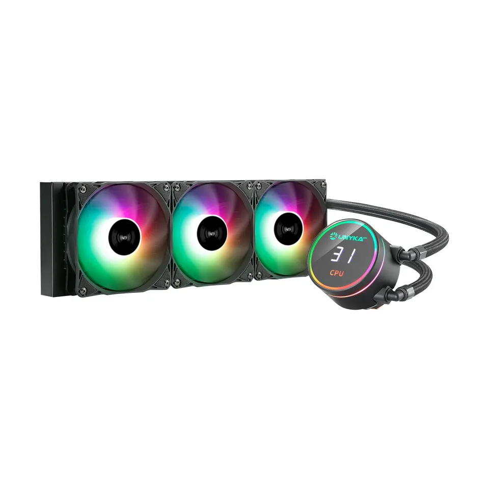 UNYKAch AquaStorm 360 Sistema de refrigeración líquida 12cm Negro