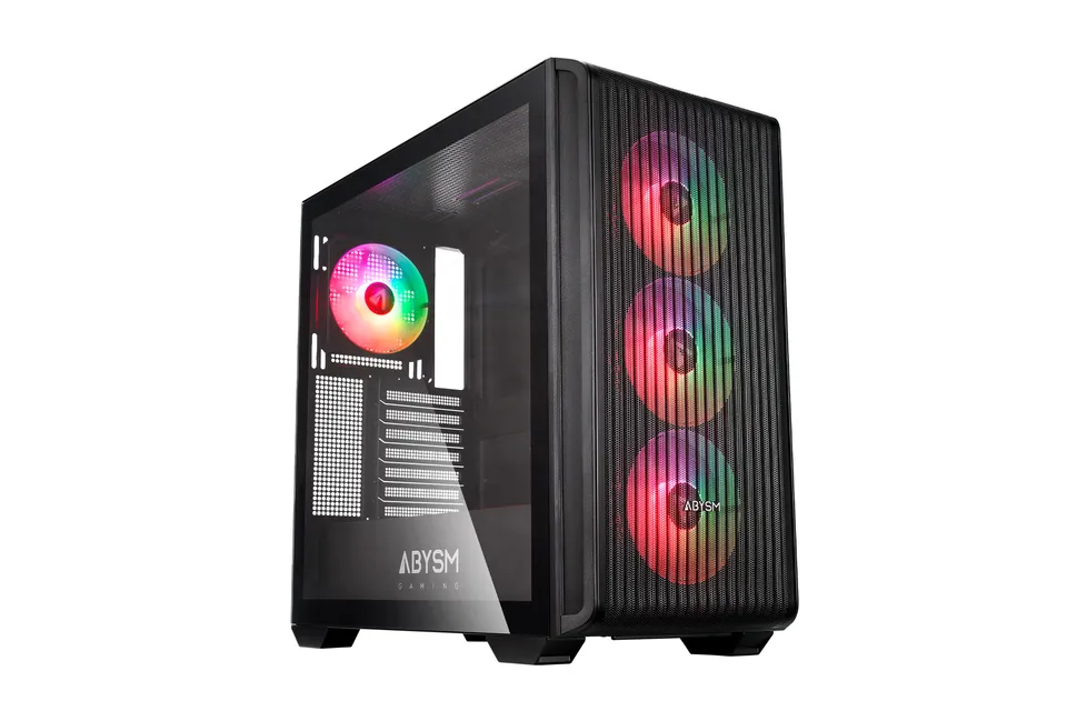 ABYSM Danube KAMP BX300 Caja ATX Negro