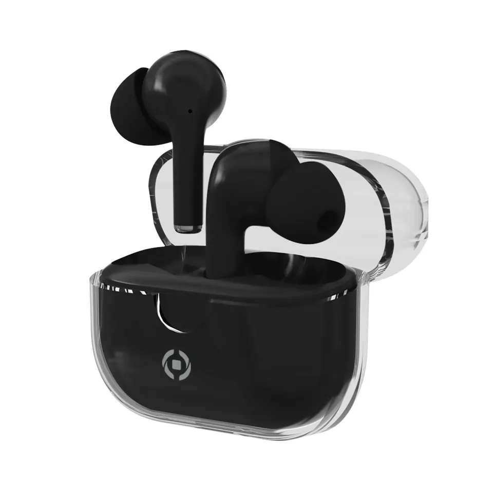 Celly CLEAR TWS Auriculares In-Ear Bluetooth USB-C Negro