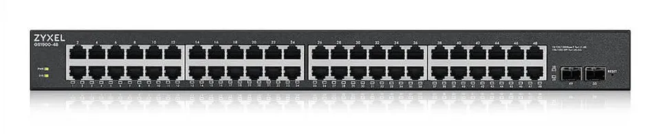 Zyxel GS1900-48HPv2 Switch gestionado L2 PoE Ethernet Negro