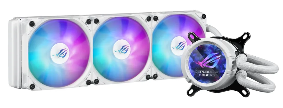 ASUS ROG Strix LC III 360 ARGB White Edition Refrigeración Líquida 12 cm Blanco