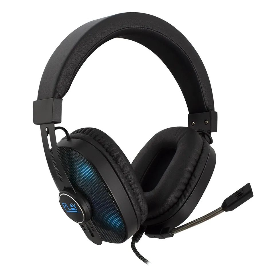 Ewent Play PL3321 Auriculares Alámbricos Diadema Juego Negro