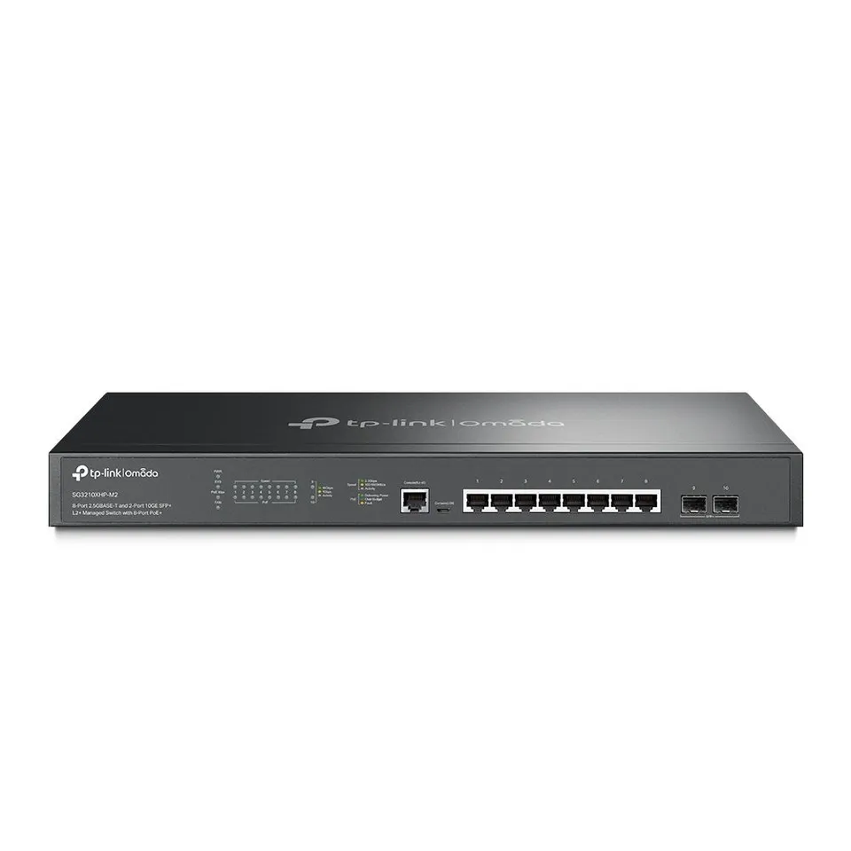 TP-Link Omada SG3210XHP-M2 Switch Gestionado L2+ 2.5G PoE 1U Negro