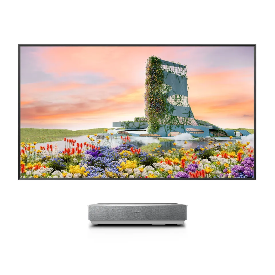 Hisense 100L5HD Proyector ultracorto 4K 2700 lúmenes Plata