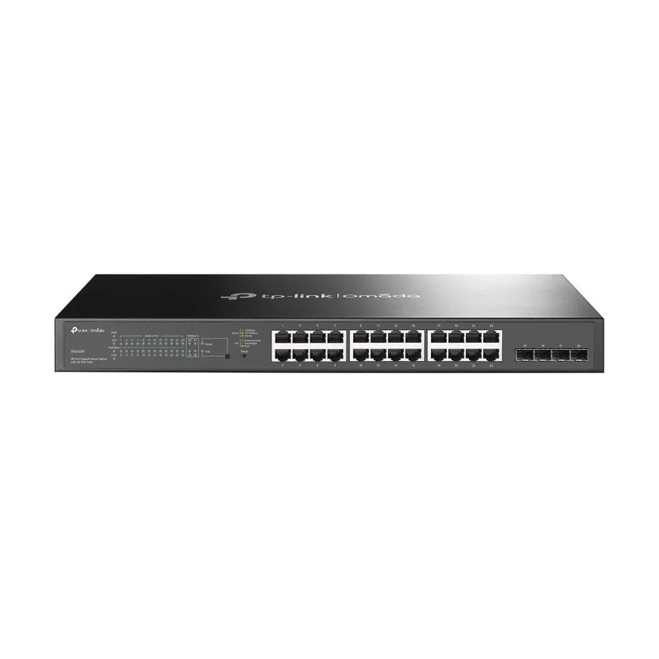 TP-Link Omada TL-SG2428P Gestionado L2/L2+ Gigabit Ethernet PoE 1U Negro
