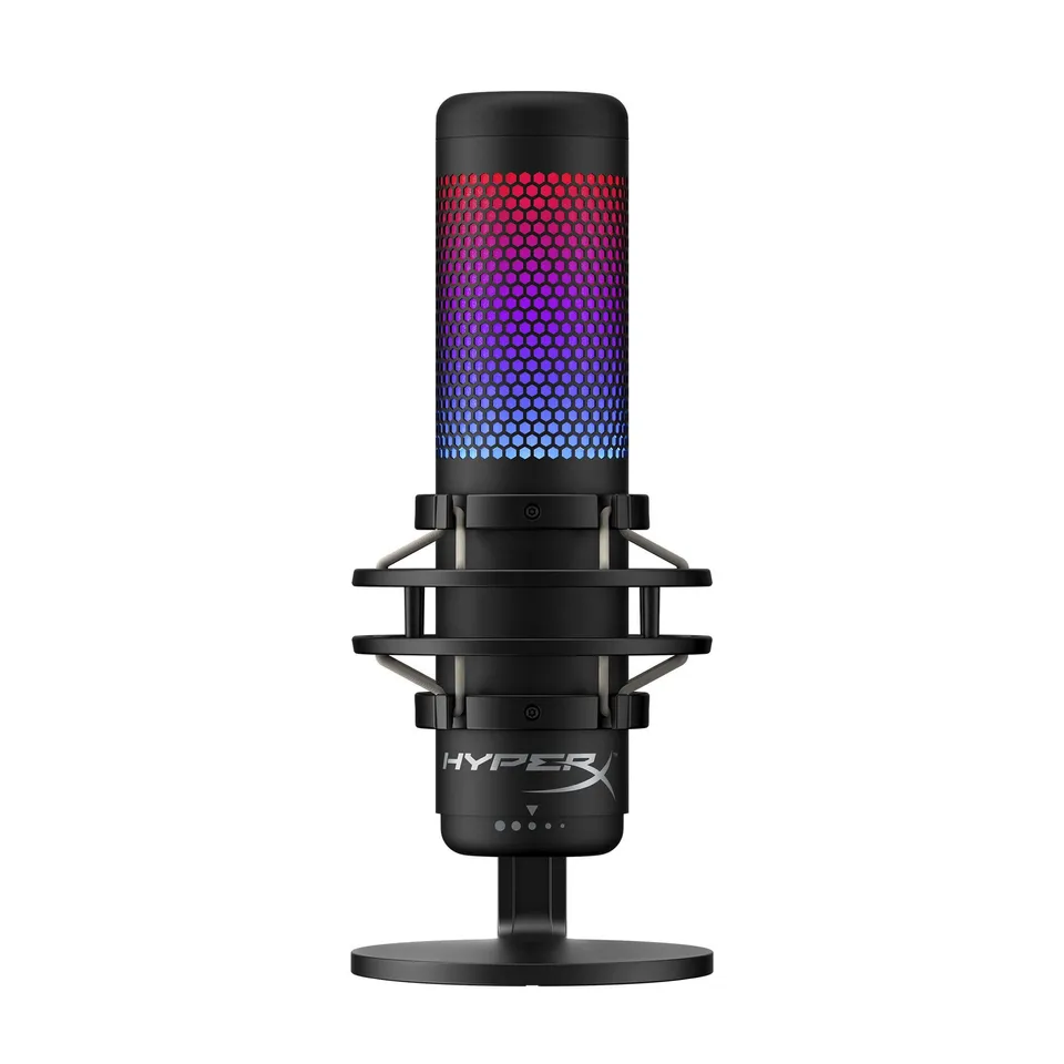 HyperX QuadCast S Negro Micrófono de superficie para mesa