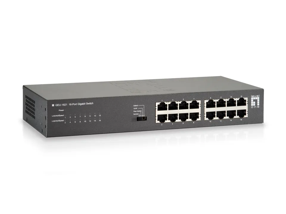 LevelOne Switch 16 Puertos Gigabit