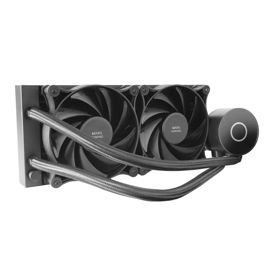 Mars Gaming ML-PRO240 Refrig. Líquida CPU 450W 2xFDB Blanco