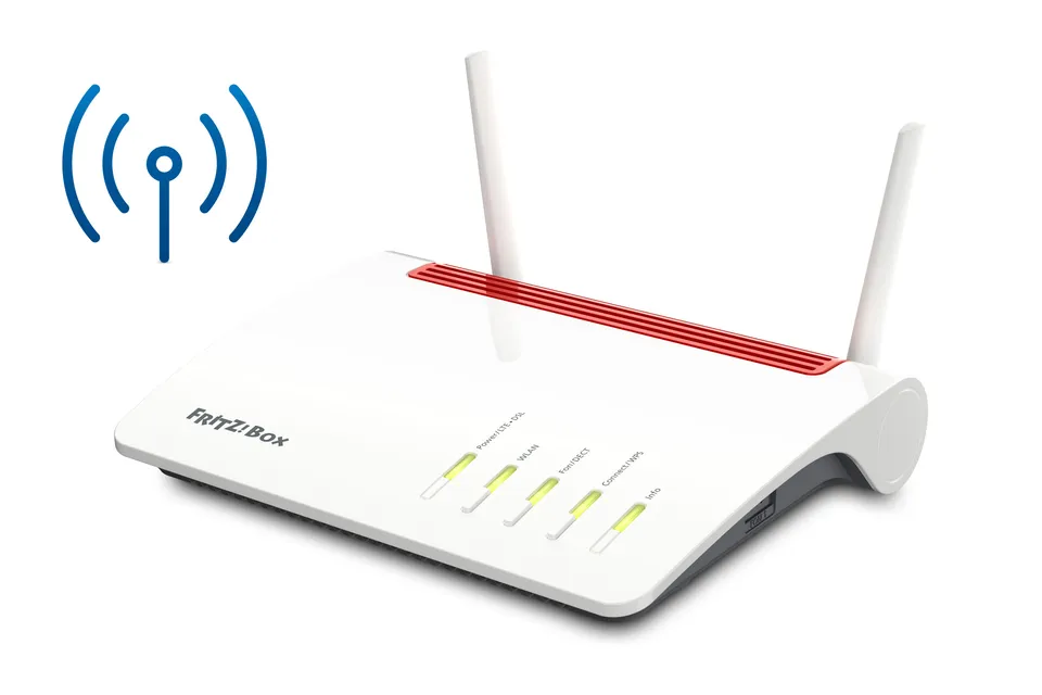 FRITZ!Box 6890 LTE INT Dual-Band Gigabit Router Rojo/Blanco