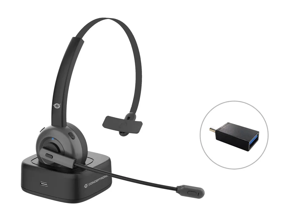 Conceptronic POLONA03BD Auriculares Bluetooth Base Carga