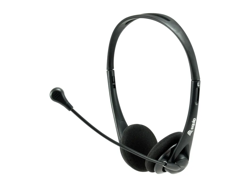 Equip 245305 Auriculares Diadema USB-A Oficina Negro