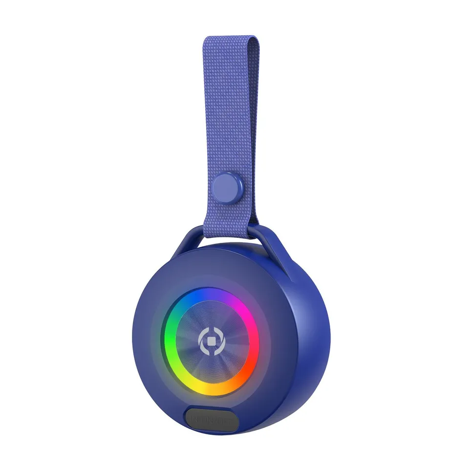 Celly LIGHTBEATBL Altavoz portátil estéreo Azul 5W