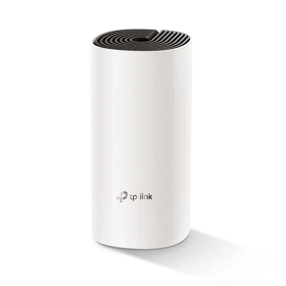 TP-Link Deco E4 Doble banda Wi-Fi 5 2,4GHz 5GHz Blanco Gris  

