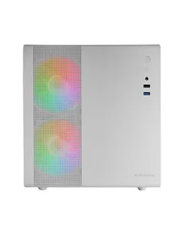 Mars Gaming MC-400 Micro-ATX Blanco 3x FRGB 120 mm Templado