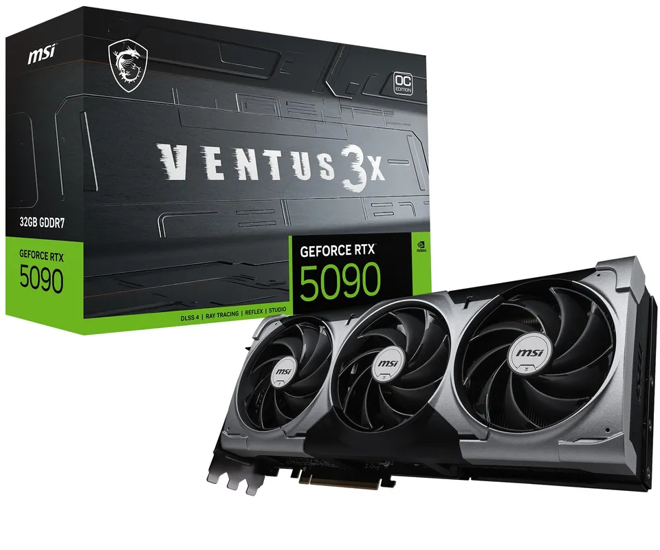 MSI VENTUS GeForce RTX 5090 32GB GDDR7 3X OC