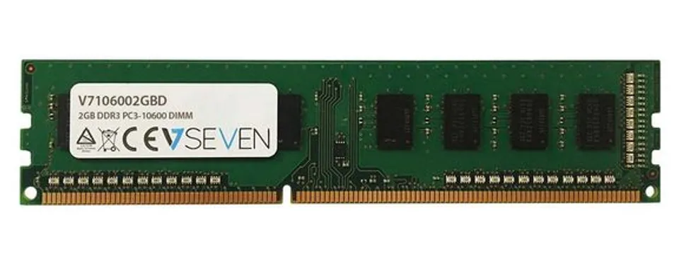 V7 V7106002GBD 2GB DDR3 PC3-10600 1333MHz Desktop DIMM