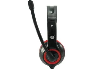Conceptronic CCHATSTARU2R Diadema Alámbrico USB-A Rojo
