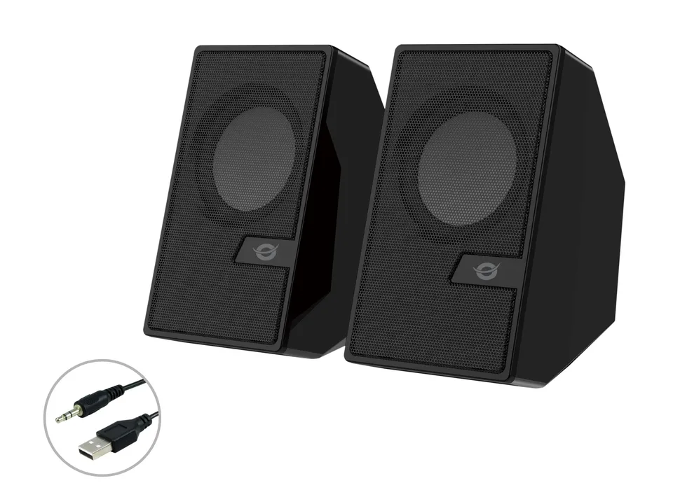Conceptronic BJORN02B 2 Vías Inalámbrico/Alámbrico 6W Negro