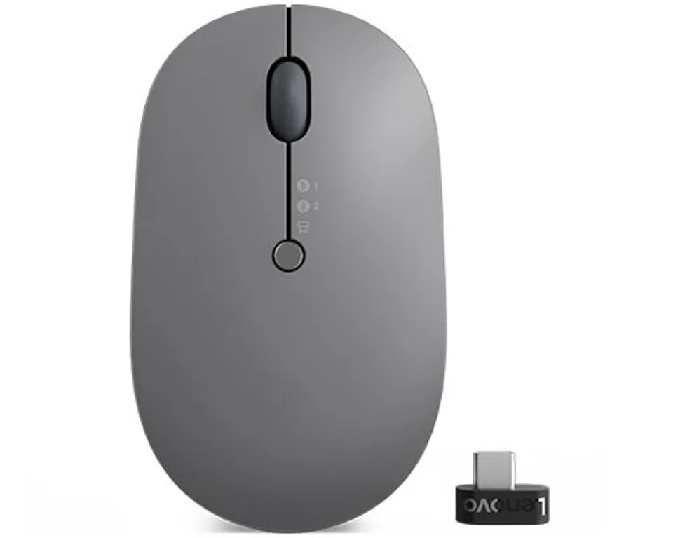 Lenovo Go Wireless Multi Device Ambidextro RF+BT 2400DPI