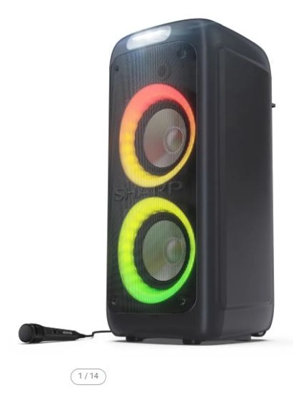 Sharp PS-949 Altavoz Portátil de Fiesta Negro