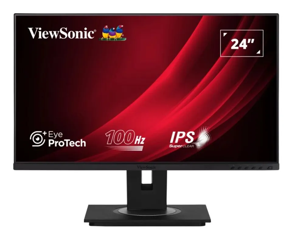 Viewsonic VG2448A-2 23.8" Full HD LED pantalla para PC Negro
