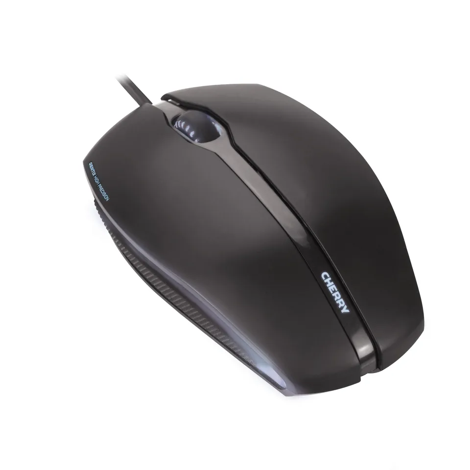 Cherry Gentix Iluminado Ratón Oficina Ambidextro USB Óptico 1000 DPI
