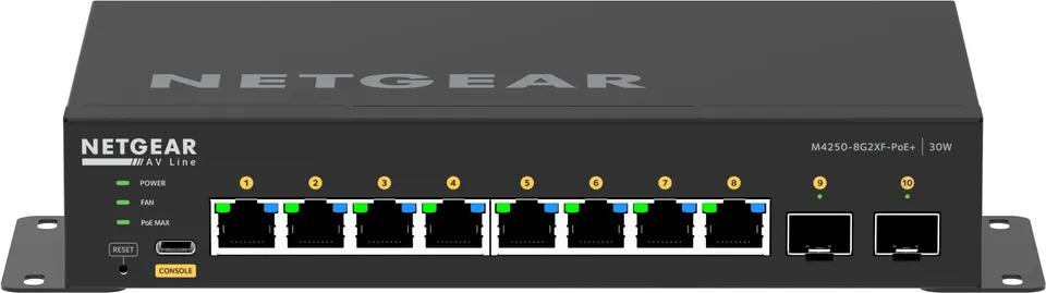 NETGEAR GSM4210PX-100EUS Switch Gestionado L2/L3 Gigabit Ethernet PoE Negro