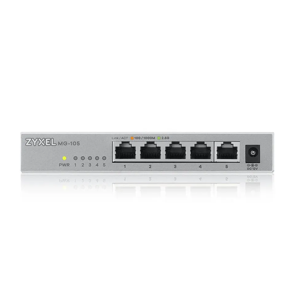 Zyxel XMG-105 No administrado 2.5G Ethernet Gris