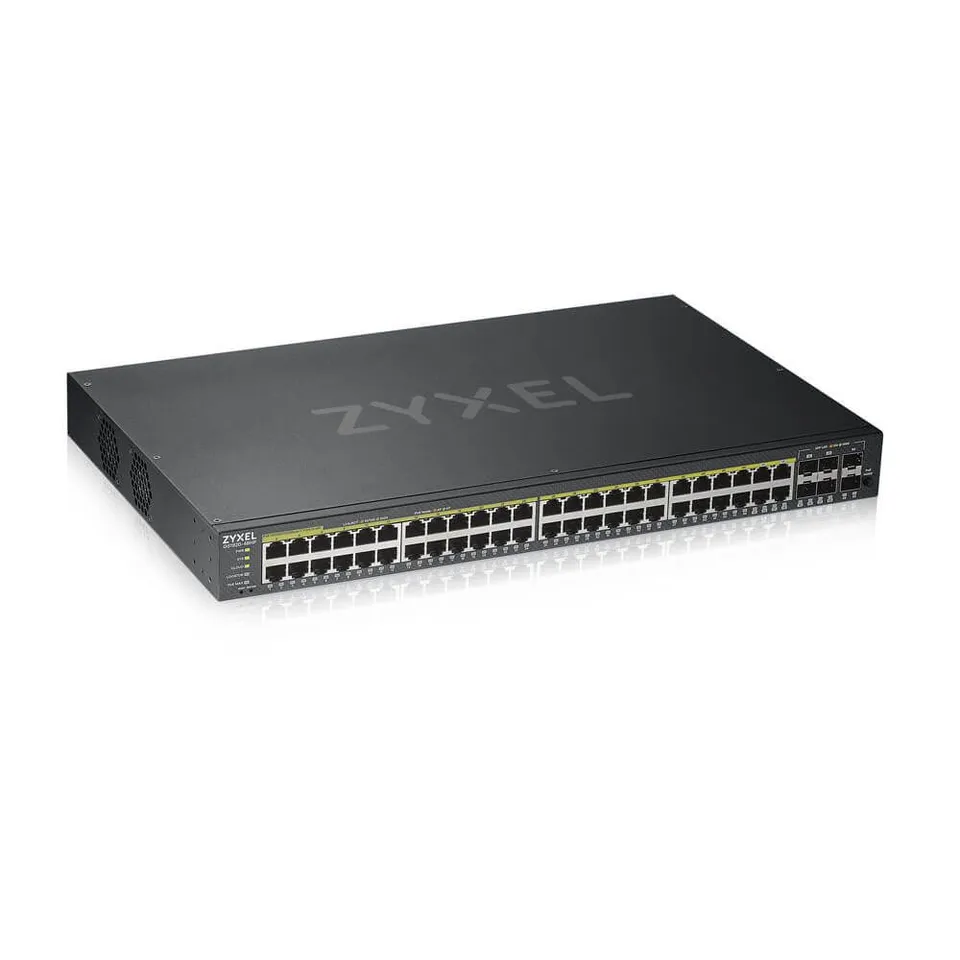 Zyxel GS1920-48HPV2 Switch Gestionado PoE Negra