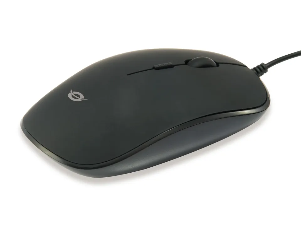 Conceptronic REGAS01B Ambidextro Óptico USB-A 1200 DPI