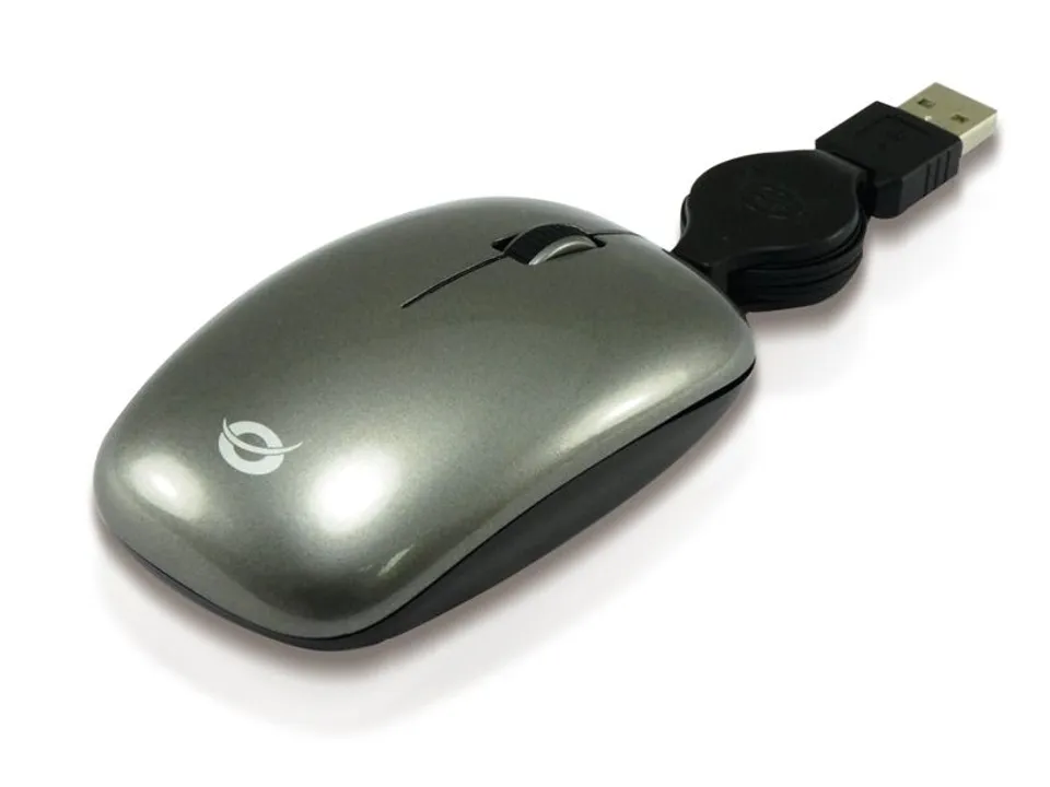 Conceptronic CLLM3BTRV Viajes Ambidextro USB-A Óptico 800 DPI