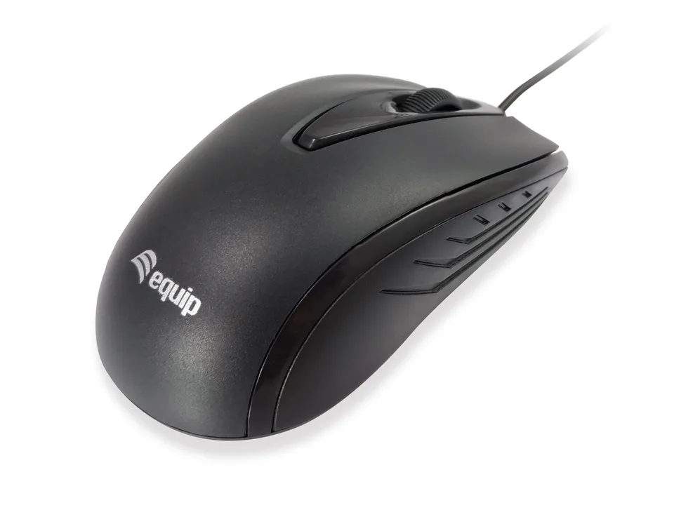 Equip 245107 Ratón Oficina Ambidextro USB-A Óptico 1000 DPI