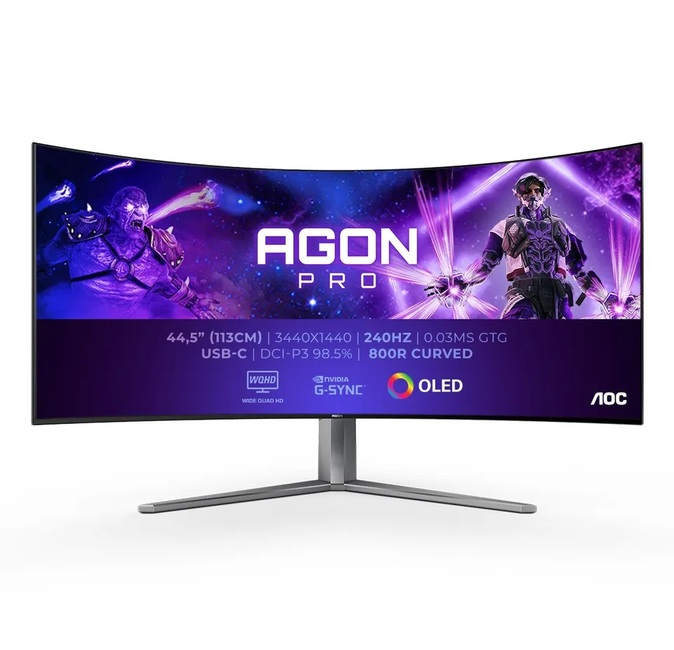 AOC AGON PRO AG456UCZD 45" OLED Curvo 3440x1440 Negro