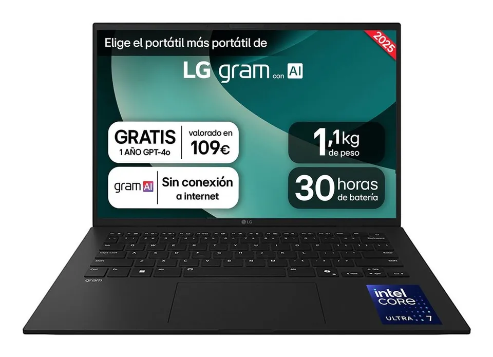 LG Gram 14ZD90T Ultra 7 255H 14" WUXGA 16GB/1TB FreeDOS