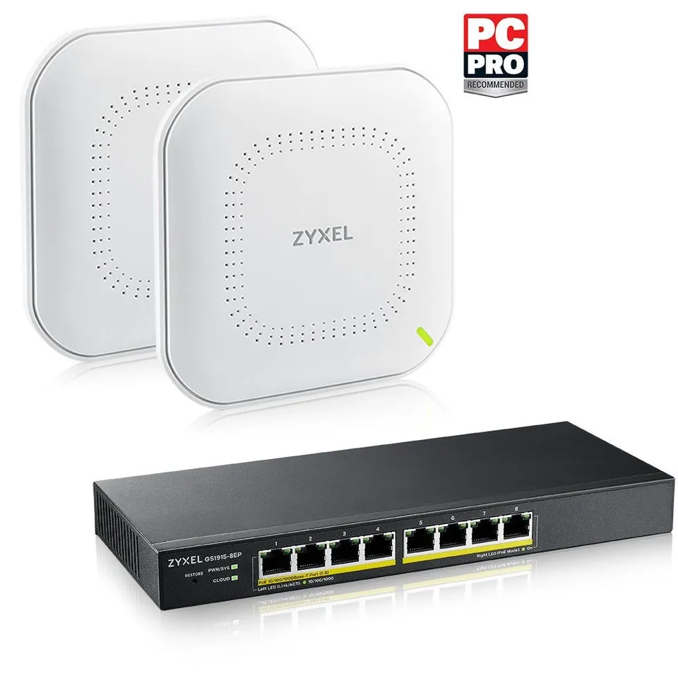 Zyxel GS1915-8EP Switch gestionado L2 Gigabit PoE Negro