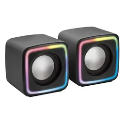 Mars Gaming MSCUBE Altavoces Gaming RGB 8W DSP Control Volumen