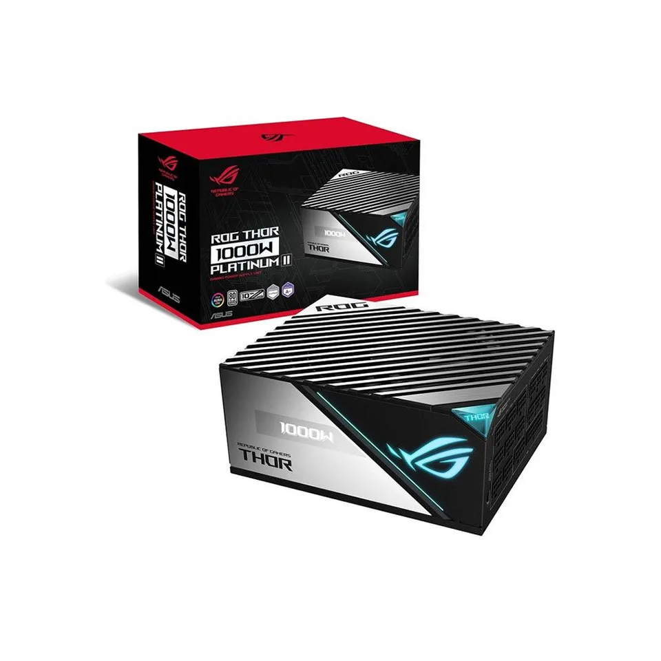 ASUS ROG THOR 1000P2-GAMING 1000W 20+4 ATX PSU Negro/Plata