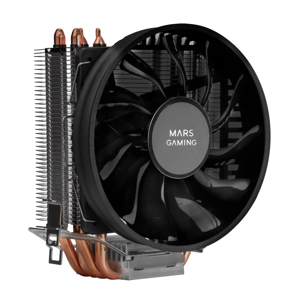Mars Gaming MCPUBK Disipador 4HP HCT TDP 160W PWM 11cm Negro