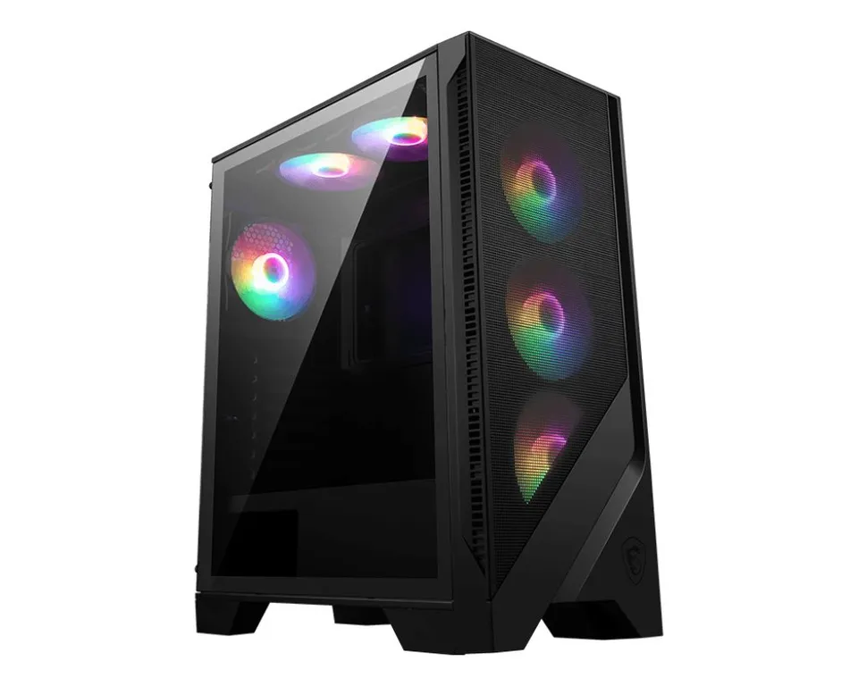 MSI MAG Forge 120A AIRFLOW Mid Tower Negro Transparente