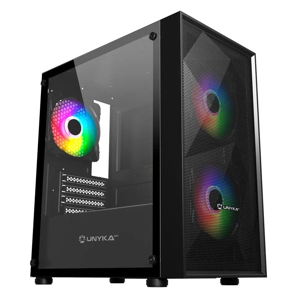 UNYKAch Mir B200 Caja Micro ATX Gaming