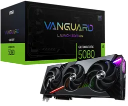 MSI GeForce RTX 5080 16GB Vanguard SOC Launch Edition