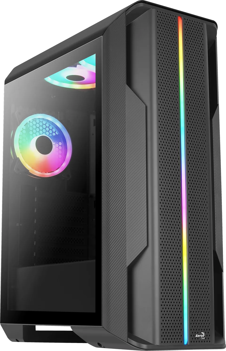 Aerocool SPLINTER DUO Carcasa ATX ARGB 3x12cm + Mesh Frontal